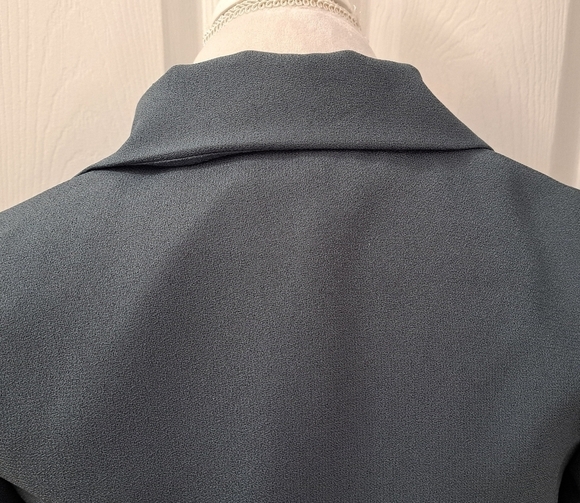 Vintage AGB Olive Green Cropped Jacket  Size 4P - Picture 9 of 9